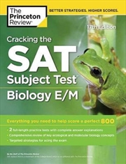 Princeton Review SAT Subject Test Biology E/M Prep, 17th Edition | Paperback Book