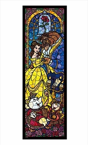 Tenyo Disney Beauty & the Beast Stained Glass Puzzle 456 pieces | Merchandise