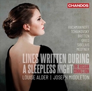 Buy Lines Written During Sleepless