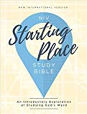 Buy Niv, Starting Place Study Bible, Hardcover, Comfort Print: An Introductory Exploration Of Studying G
