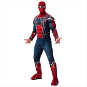 Avengers Endgame Iron Spider-Man Halloween Costume Padded Muscles Suit Adult STD | Apparel