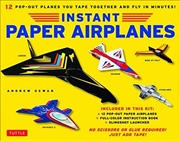 Buy Instant Paper Airplanes Kit: 12 Pop-out Airplanes You Tape Together And Fly In Minutes! [12 Precut P