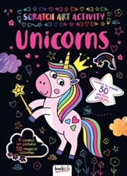 Scratch Art Activity: Unicorns | Colouring Book