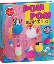 Buy Klutz Pom-pom Backpack Clips
