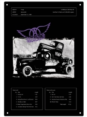 Aerosmith Pump Tin Sign | Merchandise