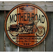 Mother Road Circle Tin Sign | Merchandise