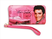 Buy Elvis Wallet Pink With Zipper