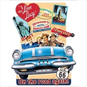 Lucy On The Road Tin Sign | Merchandise