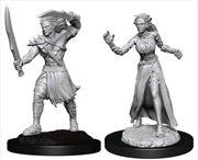 Magic the Gathering - Unpainted Miniatures: Vampire Lacerator & Hexmage | Games