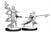 Buy Magic the Gathering - Unpainted Miniatures: Jorager Warcaller & Treespeaker