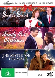 Hallmark Christmas - Santa's Secret / Family For Christmas / The Mistletoe Promise - Collection 10 | DVD
