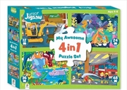 My Awesome 4 In 1 Jigsaw Fun | Merchandise