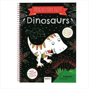 Dinosaurs: Scratch Art | Colouring Book