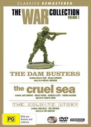 Colditz Story / The Cruel Sea / The Dam Busters | 3 Movie Classic War Collection, The | DVD