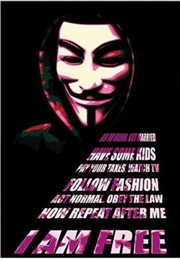 Anonymous - I am Free | Merchandise