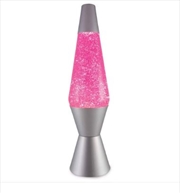 Silver/Pink Diamond Glitter Lamp | Accessories