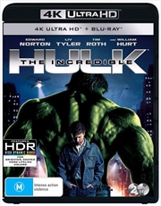 Buy Incredible Hulk | Blu-ray + UHD, The