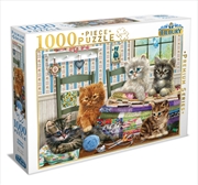 Kittens Knitting 1000 Piece Puzzle | Merchandise