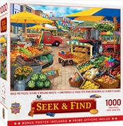Buy Masterpieces Puzzle Seek & Find Market Square Puzzle 1000 Pieces