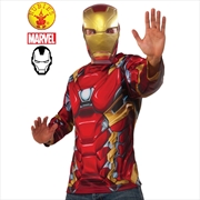 Avengers Iron Man Costume Top: Std | Apparel