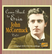 Mccormack: V2 Come Back To Erin | CD