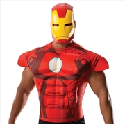 Buy Avengers Ironman M/C Shirt Costume: Size Std