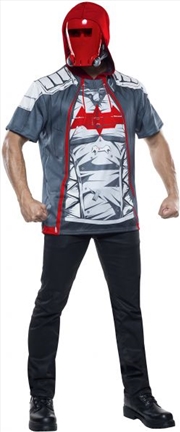 Buy Justice League Red Hood Costume Top: Size Xl