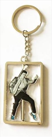Buy Elvis Spinner Blue Suede Shoes Keyring