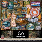 Masterpieces Puzzle Realtree Off to the Lakehouse Puzzle 1,000 pieces | Merchandise