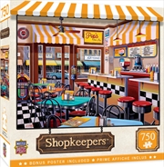 Masterpieces Puzzle Shopkeepers Pop's Soda Fountain Puzzle 750 pieces | Merchandise
