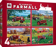 Masterpieces Puzzle 4 Pack McCormick Farmall Farmall 4 Pack Puzzle 500 pieces | Merchandise