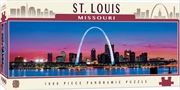 Masterpieces Puzzle City Panoramic St. Louis Puzzle 1,000 pieces | Merchandise