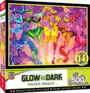 Masterpieces Puzzle Hidden Image Glow Metamorphosis Puzzle 500 pieces | Merchandise