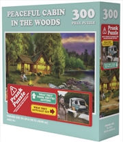 Peaceful Cabin In The Woods Prank Puzzle 300 pieces | Merchandise