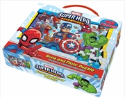 Buy Marvel Superheroes Book And Floor Puzzle