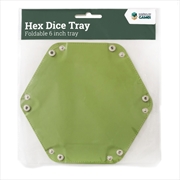Buy LPG Hex Dice Tray 6" Green