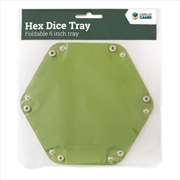 Buy LPG Hex Dice Tray 6" Green