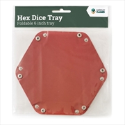 Buy LPG Hex Dice Tray 6" Red