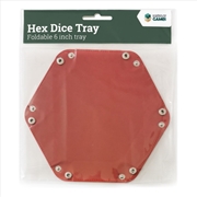 Buy LPG Hex Dice Tray 6" Red