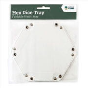 Buy LPG Hex Dice Tray 6" White