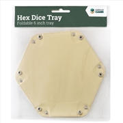 Buy LPG Hex Dice Tray 6" Yellow