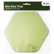 Buy LPG Hex Dice Tray 8" Green