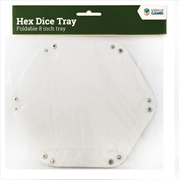 Buy LPG Hex Dice Tray 8" White