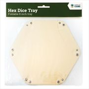 LPG Hex Dice Tray 8" Yellow | Merchandise