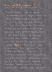 Buy The Jesus Bible Journal, Matthew, Niv, Paperback, Comfort Print