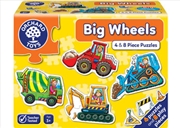 Buy Big Wheels 4 x 8Piece Puzzle