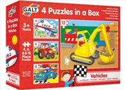 Buy Vehicles - 4 Puzzles In A Box