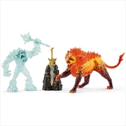 Buy Schleich Figure - Battle For the Superweapon Fire and Frost Figures