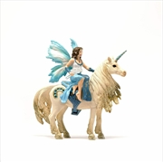 Buy Schleich Figure - Eyela Riding On Golden Unicorn