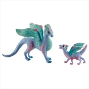 Buy Schleich Figure - Flower Dragon And Baby